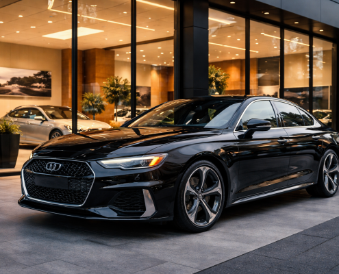 Choisir sa première voiture de luxe dans un showroom haut de gamme